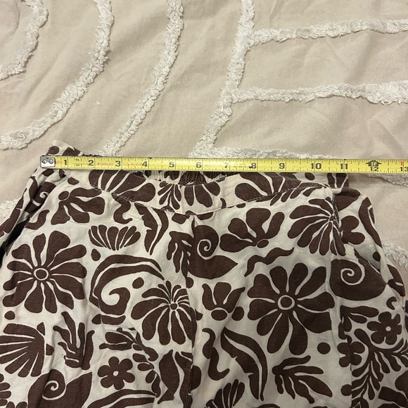 Floral Print Wide-Leg Jumpsuit. 2 Piece - Picture 8 of 10